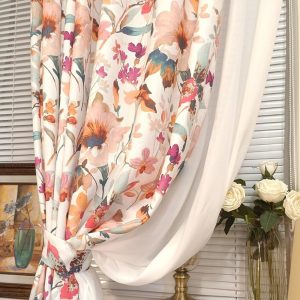 پارچه مناسب پرده برای بهار