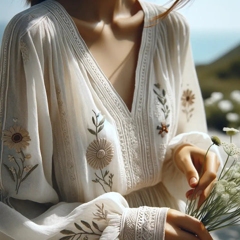 پارچه مناسب برای دوخت پیراهن ماکسی و ساحلی: شناور و خنک