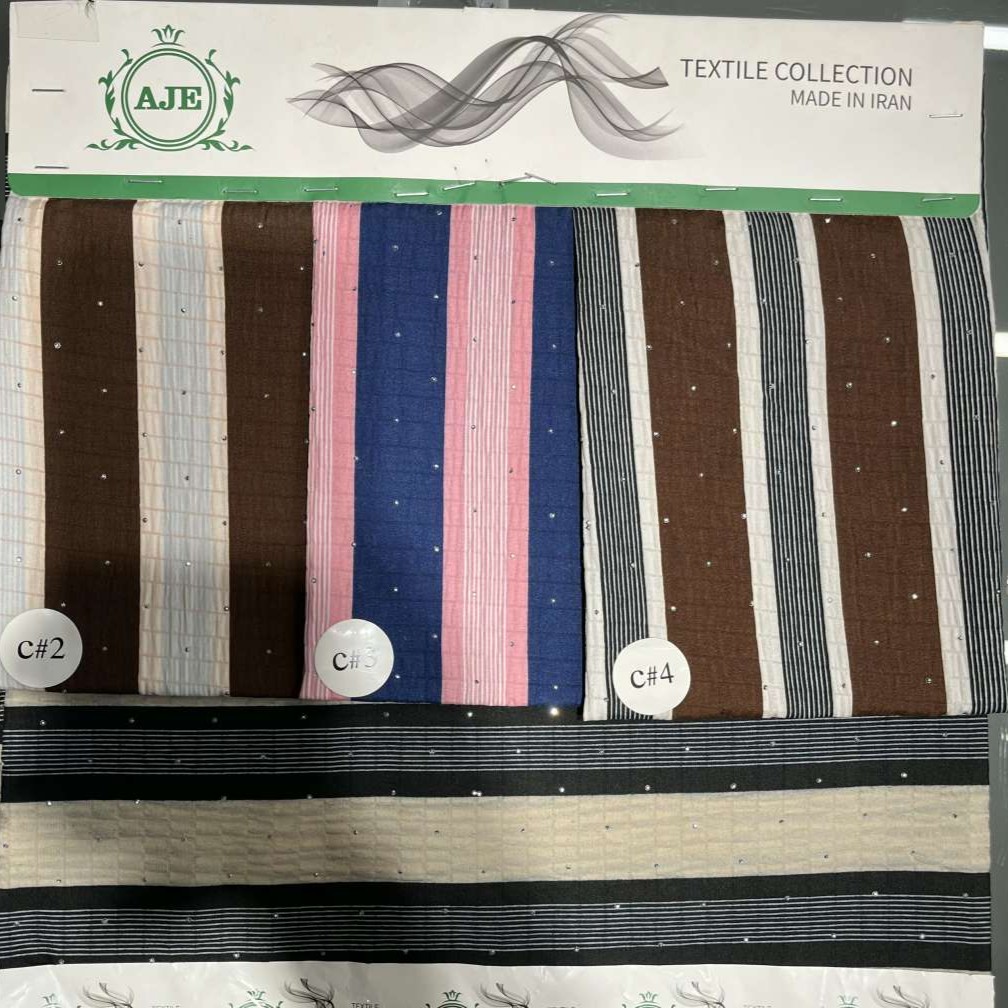 پارچه کاملس چاپی نگینی کد KS-01-001 1 پارچه کاملس چاپی نگینی کد KS-01-001