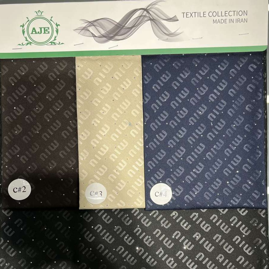 پارچه لوین کجراه چاپی نگینی کد LV-01-003 1 پارچه لوین کجراه چاپی نگینی کد LV-01-003
